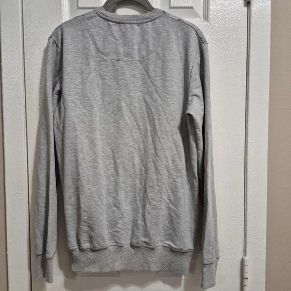 Men's Les Designers Gray & Blue‎ Graphic Sweatshirt M - Picture 2 of 6